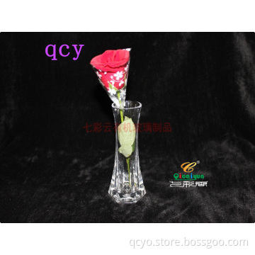 2015 new product acrylic love rose vase made in shenzhen